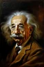 Placeholder: Portrait of Albert Einstein painted by Leonardo Da Vinci