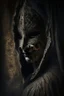 Placeholder: An intriguing, chiaroscuro-style portrait of a mysterious figure wearing a Venetian mask, shrouded in shadows and a dramatic play of light and dark, capturing the enigmatic aura and the intricate details of the ornate mask.