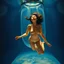 Placeholder: Art by Salvador Dali, my beautiful asian naturist wife floating in a zero gravity space station