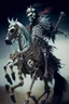 Placeholder: armored skeleton wild hunt warrior on horse