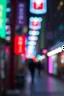 Placeholder: extreme depth of field neon google effect