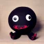 Placeholder: A chubby, short and cute monster which made out of leafs, small black round eyes, no mouth, no nose. deep colors, smooth technoque, High Quality, highly detailed, very relistic.