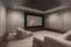 Placeholder: a dedicated home cinema room