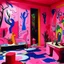 Placeholder: A pink realm with spellbound runestones painted by Henri Matisse