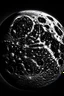 Placeholder: Create a captivating digital artwork that showcases the majestic beauty of the moon. Focus on capturing the intricate details of the lunar surface, highlighting the craters and lunar mare. Incorporate subtle shading to depict the moon's three-dimensional form, and add a touch of mystery by partially cropping the moon's edges, leaving viewers intrigued and drawn into the scene. Use your artistic flair to evoke a sense of wonder and fascination with Earth's celestial companion