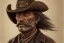 Placeholder: old RUGED cowboy face hat