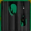 Placeholder: Negotiating dream frequencies culvimating in a fetal absurdity, by Gabriel Pacheco, by Colin McCahon, ink illustration, Green and black color scheme, abstract surrealism, art nouveau