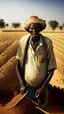 Placeholder: Sudanese man farming