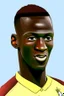 Placeholder: Ibrahima Konate French-Malian footballer ,cartoon 2d