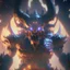 Placeholder: giant galactic demon lord, unreal engine 5, 8k resolution, photorealistic, ultra detailed