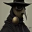 Placeholder: A portrait of a plague doctor, art by Satoshi Nakamoto trending on artstation