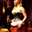 Placeholder: fullbody portrait 'beautiful face blonde massiveboobs medieval wench on tavern in medieval city',corset,painting by gaston bussiere, greg rutkowski, yoji shinkawa, yoshitaka amano, tsutomu nihei, donato giancola, tim hildebrandt, oil on canvas, cinematic composition,sharp image, extreme detail,((fit full head inside picture)),32k