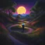 Placeholder: A black lightpainting ofA luminescent Road to the Moon!!!! With a Lonely Man, an intricate folk art Neon glow, UV light. fantasy,colorful8k resolution concept art, Greg Rutkowski,SIXMOREVODKA, pastel color, Nighttime Lighting, digital illustration, 4K, Hyperdetailed, Intricate Details, 3D shading, Art of Illusion