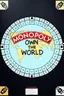 Placeholder: creating a custom Monopoly-style board with: 44 spaces in total, including the 4 corner squares. MAKE THE WRITING IN THE MIDDLE SAY OWN THE WORLD , MAKE THE BORD CIRCULAR WITH A LINEAR 44 SPACES, MAKE IT BLAND INSIDE