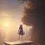 Placeholder: a girl looking to the sky, cinematic lighting, dramatic atmosphere, studio lighting delicate features finely detailed perfect art, at an ancient city, gapmoe yandere grimdark, trending on pixiv fanbox, painted by greg rutkowski makoto shinkai takashi takeuchi studio ghibli