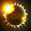 Placeholder: realistic sun