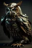 Placeholder: owl in an armor