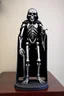 Placeholder: biomechanical grim reaper made from old car parts