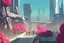 Placeholder: sunny day, flowers, epic, sci-fi, modern contemporary city