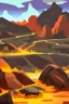 Placeholder: an simple inferno landscape with rocks