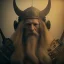 Placeholder: old viking with his wolf, scary, steam punk, realistic, made in octane, cinematic, ultra-realistic, extremely detailed octane rendering, 8K, VRAY Super Real ar 2:3, dof photorealistic futuristic 50mm lens hard lighting dark gray tintype photograph, realistic lighting, sepia color