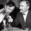 Placeholder:  Vladimr Putin having a drink with Adolf Hitler