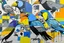 Placeholder: ink and paint of holo sizzle, arafed nonsense contradicting toucans in liminal space, double negative vibe, unnerving vibe, whimisical influence, grotesque vibe, ink and tint leak, minimal, brutalist, Aztec, drab and gray and orange and yellow