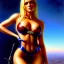 Placeholder: fullbody portrait 'beautiful blonde Sexy massiveboobs Cammy',wearing skintight latex suit,hyperrealistic skin,crystal clear Blue eyes,painting by gaston bussiere, greg rutkowski, yoji shinkawa, yoshitaka amano, tsutomu nihei, donato giancola, tim hildebrandt, oil on canvas, cinematic composition, extreme detail,fit full head inside picture,32k