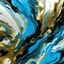 Placeholder: abstract with gold, blues,white,black not full canvas