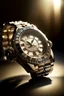 Placeholder: Create an image of the Cartier watch placed in soft natural light to capture its shimmer and shine."