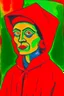 Placeholder: Scarlet Woman with a burr on her side; propaganda; Dada; Fauvism