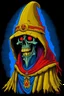 Placeholder: Skeletor in the style of "trout mask replica" by Captain Beefheart