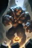 Placeholder: golem malphite with dead fire grasp in one hand