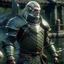 Placeholder: a knightly fish in a witcher's armor in the witcher's world