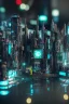 Placeholder: Macro photography, miniature cyberpunk metropolis, ultra realistic, highly detailed, 16k