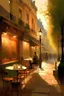 Placeholder: The first rays of the sun bloom on a narrow street of Paris. A cafe, cozy along the sidewalks, is filled with the aroma of freshly brewed coffee. On the corner of the street there is an artist with a palette, with inspirationally embodying the morning landscape on canvas.