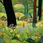 Placeholder: beautiful spring patchwork in the style of Raymond Briggs, Laurel Burch, Randolph Caldecott, Picasso. Modifiers: extremely detailed fantasy oil on canvas very attractive imperial colors fantastic view 4K 3D focused