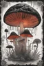 Placeholder: Exotic Flora, fauna, mushrooms, fungi and coral dripping black liquid in the Multiverse