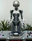 Placeholder: Front view full body standing rendering Beautiful Female as Hybrid mecha robotic DJ Playing DJ Player Turntable chasing clear surfaces it from transparency super clear glass explore inside components nature plants, advance design futuristic sci fi picture,find details,Sony Alpha 7 50mm 1.8,medium shot, high-resolution image with fine details,ultra detailed,ultra realistic,extremely realistic,intricate,photorealistic,epic composition