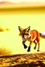 Placeholder: A fox runs after animals in the desert and kills everyone it meets