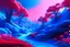 Placeholder: background nature, high detail, hyper realistic, blue and pink colours