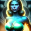 Placeholder: ultra detailed portrait of busty beautiful Power Girl , wearing a bikini plate armor, extremely detailed digital painting, extremely detailed face,crystal clear green eyes, in the style of robert e howard and pablo oliveira and Ken Kelley, mystical colors,perfectly centered image, perfect composition, rim light, beautiful lighting,8k, stunning scene, raytracing