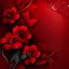 Placeholder: background red with flowers for journal