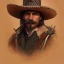 Placeholder: portrait,"Insanely detailed photograph of a male western mustachioed crossbowman", detailed charro and Sombrero, digital painting,eye patch, cigar, artstation, concept art, sharp focus, illustration, art by artgerm and greg rutkowski and alphonse mucha, 8 k,fantasy, unreal engine