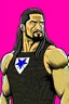 Placeholder: Roman Reigns American wrestler catoon 2d