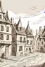 Placeholder: draw an old town