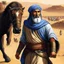 Placeholder: Ibn Battuta managed to talk his captors into letting him go in exchange for his remaining clothes. He then wandered the wilderness alone for seven days, nearly starving, before miraculously reuniting with his party.