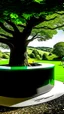 Placeholder: A modern and sleek coffee bar situated in the heart of Sycamore Gap, with a stunning view of the iconic sycamore tree and its vibrant green leaves.