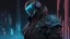 Placeholder: A man wears a black glass Cyberpunk helmet and Chinese clothes , black and blue color, solo leveling shadow drawing style, neon, intricate details, highly detailed, high details, detailed portrait, masterpiece,ultra detailed, ultra quality