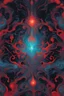 Placeholder: nebula in James Jean illustration style, vibrant colors, red colors, intricate details, ethnic ornament, ethereal lighting, digital painting, 4k resolution, black background